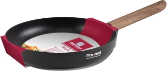 Сковорода Rondell Maple RDA-1937 круглая 24см покрытие: антипригарное ручка несъемная (без крышки) черный - купить недорого с доставкой в интернет-магазине