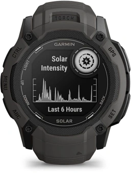 Смарт-часы Garmin Instinct 2X Solar 50мм 1" MIP корп.черный рем.черный (010-02805-00) - купить недорого с доставкой в интернет-магазине