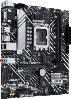 Материнская плата Asus PRIME H610M-A-CSM Soc-1700 Intel H610 2xDDR5 mATX AC`97 8ch(7.1) GbLAN+VGA+HDMI+DP - купить недорого с доставкой в интернет-магазине