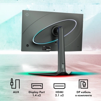 Монитор GMNG 27" Gaming GM-27F23 черный IPS LED 2ms 16:9 HDMI M/M матовая HAS Piv 400cd 178гр/178гр 3840x2160 160Hz G-Sync FreeSync DP Quad 4K (2160p) 6.63кг - купить недорого с доставкой в интернет-магазине
