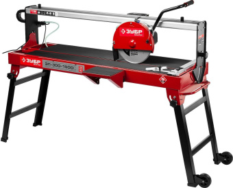Плиткорез электрический Зубр ЭП-300-1500C 1500Вт красный/черный - купить недорого с доставкой в интернет-магазине