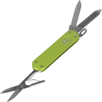 Нож перочинный Victorinox Classic SD Alox Lime Twist (0.6221.241G) 58мм 5функц. подар.коробка - купить недорого с доставкой в интернет-магазине