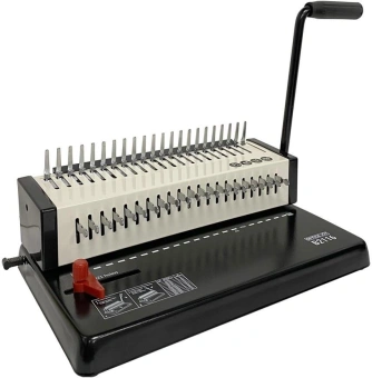 Переплетчик Office Kit B2116 A4/перф.13л.сшив/макс.450л./пластик.пруж. (4.5-45мм) - купить недорого с доставкой в интернет-магазине