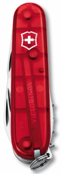 Нож перочинный Victorinox Spartan (1.3603.T) 91мм 12функц. красный полупрозрачный карт.коробка - купить недорого с доставкой в интернет-магазине