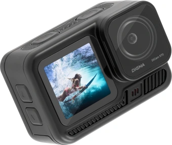 Экшн-камера Digma DiCam 970 1xCMOS 12Mpix черный - купить недорого с доставкой в интернет-магазине