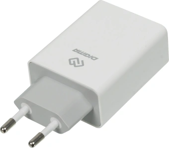 Сетевое зар./устр. Digma DGWC-3U-5A-WG 30W 3A (PD+QC) 3xUSB универсальное белый - купить недорого с доставкой в интернет-магазине