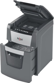 Шредер Rexel Optimum AutoFeed 100X черный с автоподачей (секр.P-4) фрагменты 100лист. 34лтр. скрепки скобы пл.карты - купить недорого с доставкой в интернет-магазине