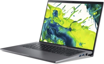 Ноутбук Acer Aspire Go AG14-71M-59G4 Core Ultra 5 125H 16Gb SSD512Gb Intel Arc 14" IPS WUXGA (1920x1200) без ОС grey WiFi BT Cam (NX.JFWCD.002) - купить недорого с доставкой в интернет-магазине