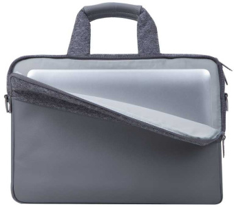 Сумка для ноутбука 15.6" Riva 7930 серый полиэстер (7930 GREY) - купить недорого с доставкой в интернет-магазине