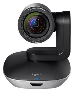 Камера Web Logitech Conference Cam Group черный 3Mpix (1920x1080) USB2.0 с микрофоном (960-001057) - купить недорого с доставкой в интернет-магазине