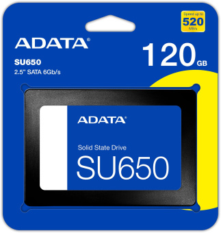 Накопитель SSD A-Data SATA-III 120GB ASU650SS-120GT-R Ultimate SU650 2.5" - купить недорого с доставкой в интернет-магазине