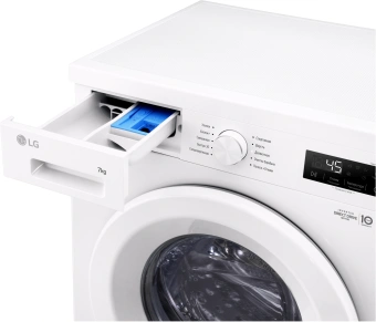 Стиральная машина LG F2Y1HS3W.ABWPCOM класс: A загр.фронтальная макс.:7кг белый инвертор - купить недорого с доставкой в интернет-магазине