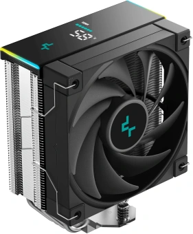 Устройство охлаждения(кулер) Deepcool AK400 Digital SE ARGB Soc-AM5/AM4/1200/1700/1851 черный 4-pin 19-28dB Al+Cu LCD 220W 812gr Ret (R-AK400-BKADMN-GJD) - купить недорого с доставкой в интернет-магазине