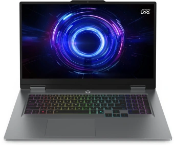 Ноутбук Lenovo LOQ 17IRX10 Core i5 13450HX 16Gb SSD512Gb NVIDIA GeForce RTX5050 8Gb 17.3" IPS FHD (1920x1080) без ОС grey WiFi BT Cam (83JH0089RK) - купить недорого с доставкой в интернет-магазине