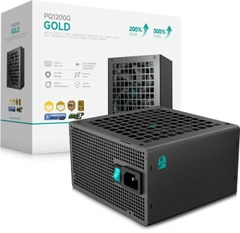 Блок питания Deepcool ATX 1200W GamerStorm PQ1200G Gen.5 80+ gold (20+4pin) APFC 120mm fan 9xSATA Cab Manag RTL - купить недорого с доставкой в интернет-магазине