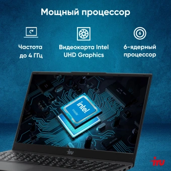 Ноутбук IRU Tactio 15ALG Core i3 1215U 8Gb SSD256Gb Intel UHD Graphics 15.6" IPS FHD (1920x1080) Windows 11 Professional 64 black WiFi BT Cam 4500mAh (2019263) - купить недорого с доставкой в интернет-магазине