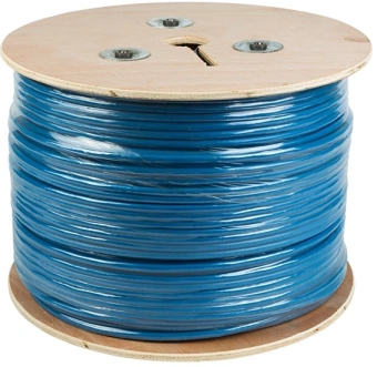 Кабель информационный Rexant 01-0147 кат.6 FTP 4 пары PVC внешний 305м синий - купить недорого с доставкой в интернет-магазине