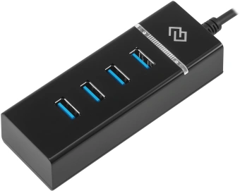 Разветвитель USB-C Digma DHUB-4USB-C-3.0 4порт. черный - купить недорого с доставкой в интернет-магазине
