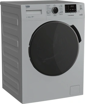 Стиральная машина Beko RSPE78612S класс: A загр.фронтальная макс.:7кг серебристый инвертор - купить недорого с доставкой в интернет-магазине