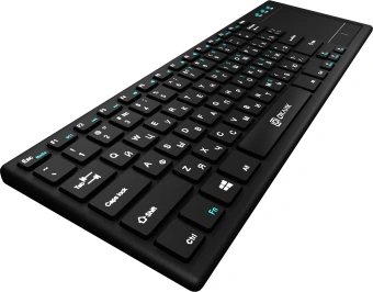 Клавиатура Оклик 830ST черный USB беспроводная slim Multimedia Touch (1011937) - купить недорого с доставкой в интернет-магазине