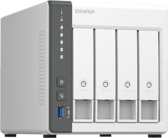 Сетевое хранилище NAS Qnap D4 (REV. C) 4-bay настольный Cortex-A55 RK3568B2 - купить недорого с доставкой в интернет-магазине