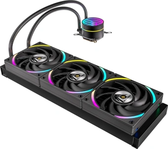 Система водяного охлаждения Formula Oasis L360 ARGB Soc-AM5/AM4/1200/2066/1700/1851 черный 4-pin 1-27dB Al+Cu 360W Ret (OASIS L360 ARGB BK) - цена, купить или заказать с доставкой в интернет-магазине Система водяного охлаждения Formula Oasis L360 ARGB Soc-AM5/AM4/1200/2066/1700/1851 черный 4-pin 1-27dB Al+Cu 360W Ret (OASIS L360 ARGB BK) - купить недорого с доставкой в интернет-магазине