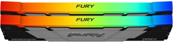 Память DDR4 2x8GB 3600MHz Kingston KF436C16RB2AK2/16 Fury Renegade RGB RTL Gaming PC4-28800 CL16 DIMM 288-pin 1.35В kit dual rank с радиатором Ret - купить недорого с доставкой в интернет-магазине