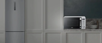 Микроволновая Печь Haier HMB-DM208SA 20л. 800Вт серебристый - купить недорого с доставкой в интернет-магазине
