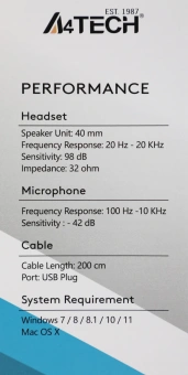 Наушники с микрофоном A4Tech Fstyler FH150U белый/серый 2м накладные USB оголовье (FH150U WHITE) - купить недорого с доставкой в интернет-магазине