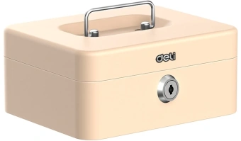Ящик для денег Deli ET502 9x20x16 бежевый - купить недорого с доставкой в интернет-магазине