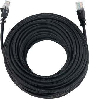 Патч-корд Buro UTP 4 пары cat.5E CCA molded 15м черный RJ-45 (m)-RJ-45 (m) - купить недорого с доставкой в интернет-магазине