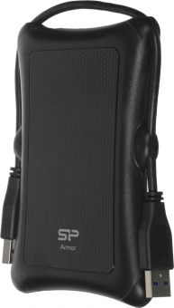 Жесткий диск Silicon Power USB3.0 1TB SP010TBPHDA30S3A Armor A30 2.5" черный - купить недорого с доставкой в интернет-магазине