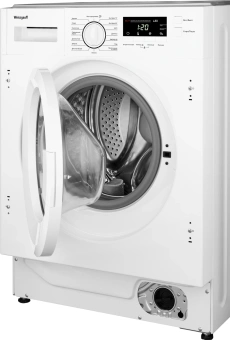 Стиральная машина Weissgauff WMI 6147 Inverter Steam класс:A+++ загрузка до 7кг отжим:1400об/мин белый инвертер - купить недорого с доставкой в интернет-магазине