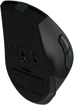 Мышь A4Tech Fstyler FB35S темно-зеленый/черный оптическая 2000dpi беспров. BT/Radio USB для ноутбука 5but (FB35S USB MIDNIGHT GREEN) - купить недорого с доставкой в интернет-магазине