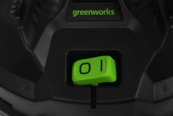 Строительный пылесос Greenworks G120WDV 1300Вт (уборка: сухая/сбор воды) зеленый - купить недорого с доставкой в интернет-магазине