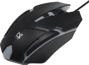Мышь Defender Cyber MB-560L черный оптическая 1600dpi USB для ноутбука 2but (52560) - купить недорого с доставкой в интернет-магазине
