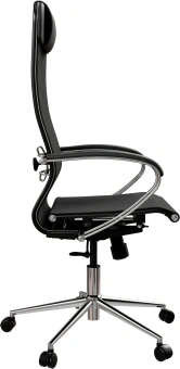 Кресло Метта ErgoLife Set 12 черный сиденье черный сетка с подголов. крестов. сталь хром - купить недорого с доставкой в интернет-магазине