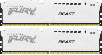 Память DDR5 2x16GB 6400MHz Kingston KF564C32BWK2-32 Fury Beast RTL Gaming PC5-51200 CL32 DIMM 288-pin 1.4В kit dual rank с радиатором Ret - купить недорого с доставкой в интернет-магазине