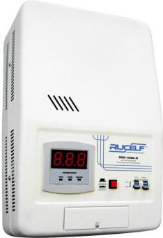 Стабилизатор напряжения Rucelf SRW-5000-D 5кВА однофазный белый - купить недорого с доставкой в интернет-магазине