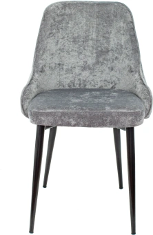 Стул для дома Бюрократ CH-K3 серый Light 19 металл черный на ножках (CH-K3_1/LT19) - купить недорого с доставкой в интернет-магазине