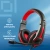 Наушники с микрофоном Оклик HS-L200 черный/красный 2.2м накладные оголовье (359484) - купить недорого с доставкой в интернет-магазине