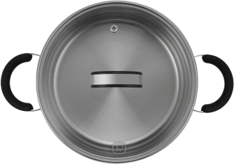 Кастрюля Rondell Brando RDS-1804 3.1л. d=20см (с крышкой) стальной - купить недорого с доставкой в интернет-магазине