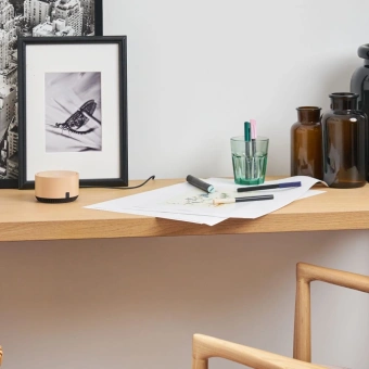 Умная колонка Yandex Станция Лайт Алиса бежевый 5W 1.0 BT 10м (YNDX-00025B) - купить недорого с доставкой в интернет-магазине