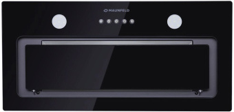 Вытяжка встраиваемая Maunfeld Trapeze 601GG черный управление: кнопочное (1 мотор) - купить недорого с доставкой в интернет-магазине