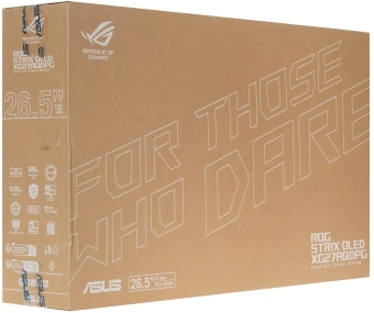 Монитор Asus 26.5" ROG Strix XG27AQDPG черный QD OLED LED 16:9 HDMI HAS Piv 1500000:1 1000cd 178гр/178гр 2560x1440 500Hz G-Sync FreeSync Premium Pro DP 2K USB 6.6кг - купить недорого с доставкой в интернет-магазине