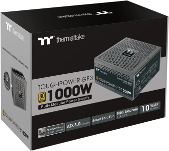 Блок питания Thermaltake ATX 1000W Toughpower GF3 Gen.5 80+ gold 24pin APFC 135mm fan 12xSATA Cab Manag RTL - купить недорого с доставкой в интернет-магазине