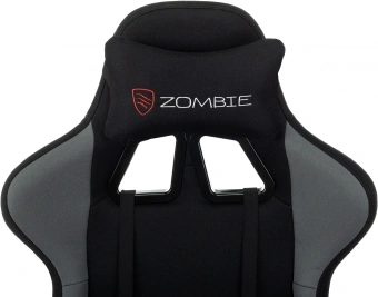 Кресло игровое Zombie Weaver черный/серый с подголов. крестов. пластик подст.для ног пластик черный - купить недорого с доставкой в интернет-магазине