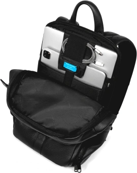 Рюкзак Piquadro Than CA6610S135/N черный кожа - купить недорого с доставкой в интернет-магазине
