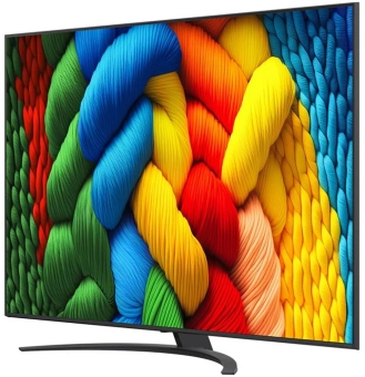 Телевизор LED LG 86" 86NANO81A6A.ARUG черный 4K Ultra HD 60Hz DVB-T DVB-T2 DVB-C DVB-S DVB-S2 USB WiFi Smart TV - купить недорого с доставкой в интернет-магазине