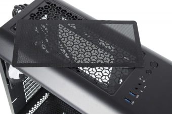 Корпус Aerocool Aero One Frost-G-BK-v1 черный без БП ATX 4x120mm 2x140mm 2xUSB3.0 audio bott PSU - купить недорого с доставкой в интернет-магазине